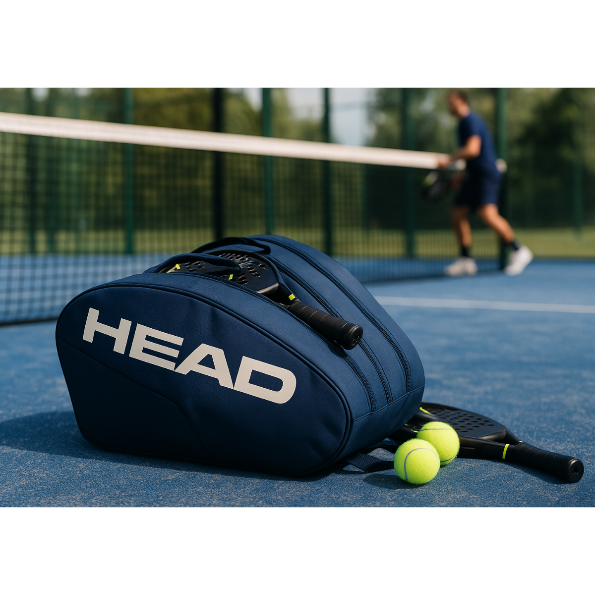 Head base padeltas M - Donkerblauw